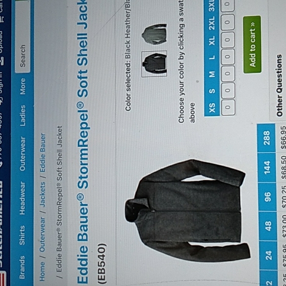 Eddie Bauer Fleece EB540 Storm Repel Gray Sz Lg Hoffman Jacket - Picture 3 of 16